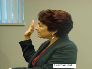 Secretary Caballero taking oath from DFEH Council members- Oath taking Ceremony June 18, 2013