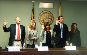 Five Attorneys appointed by Gov Brown on DFEH Council - Oath taking Ceremony June 18, 2013